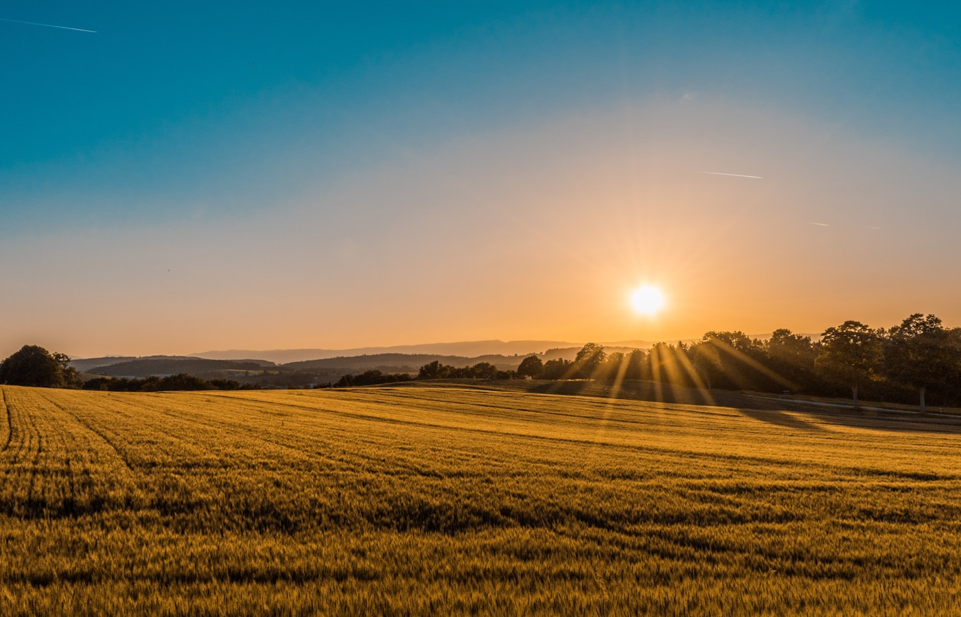 British farmland countryside
